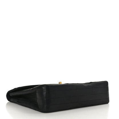 Chanel Lambskin Quilted Single Flap Medium Black 4 of 9