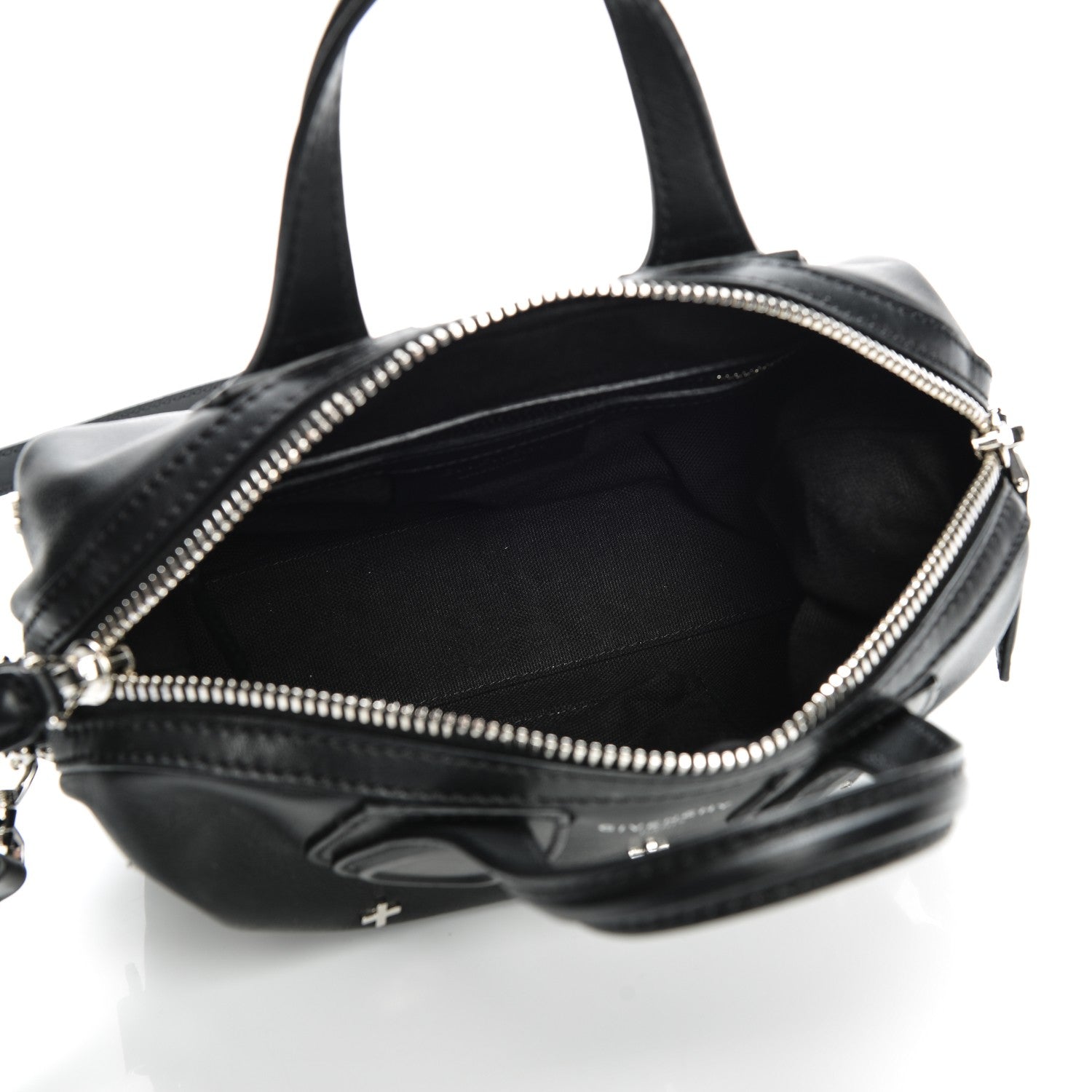 Givenchy Waxed Calfskin Micro Metal Cross Nightingale Black 5 of 7