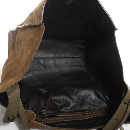 Celine Suede Medium Phantom Luggage Olive 5 of 8
