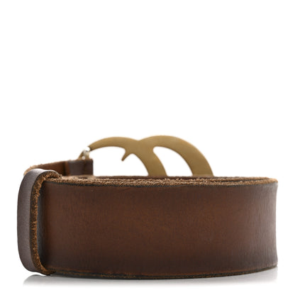 Gucci Faded Calfskin Double G 40mm Belt 80 32 Cuir 2 of 7