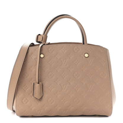 Louis Vuitton Empreinte Montaigne MM Papyrus 1 of 12