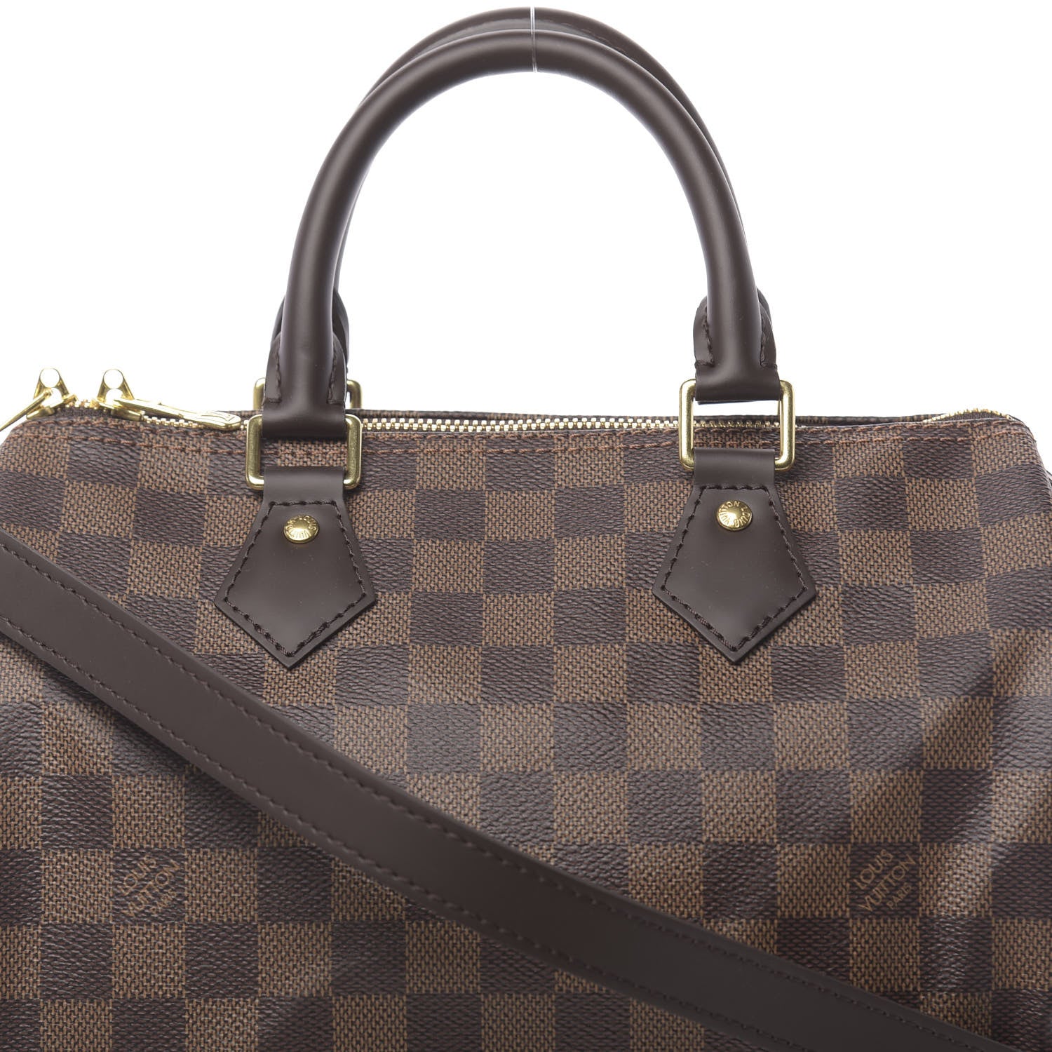 Louis Vuitton Damier Ebene Speedy Bandouliere 25 10 of 10
