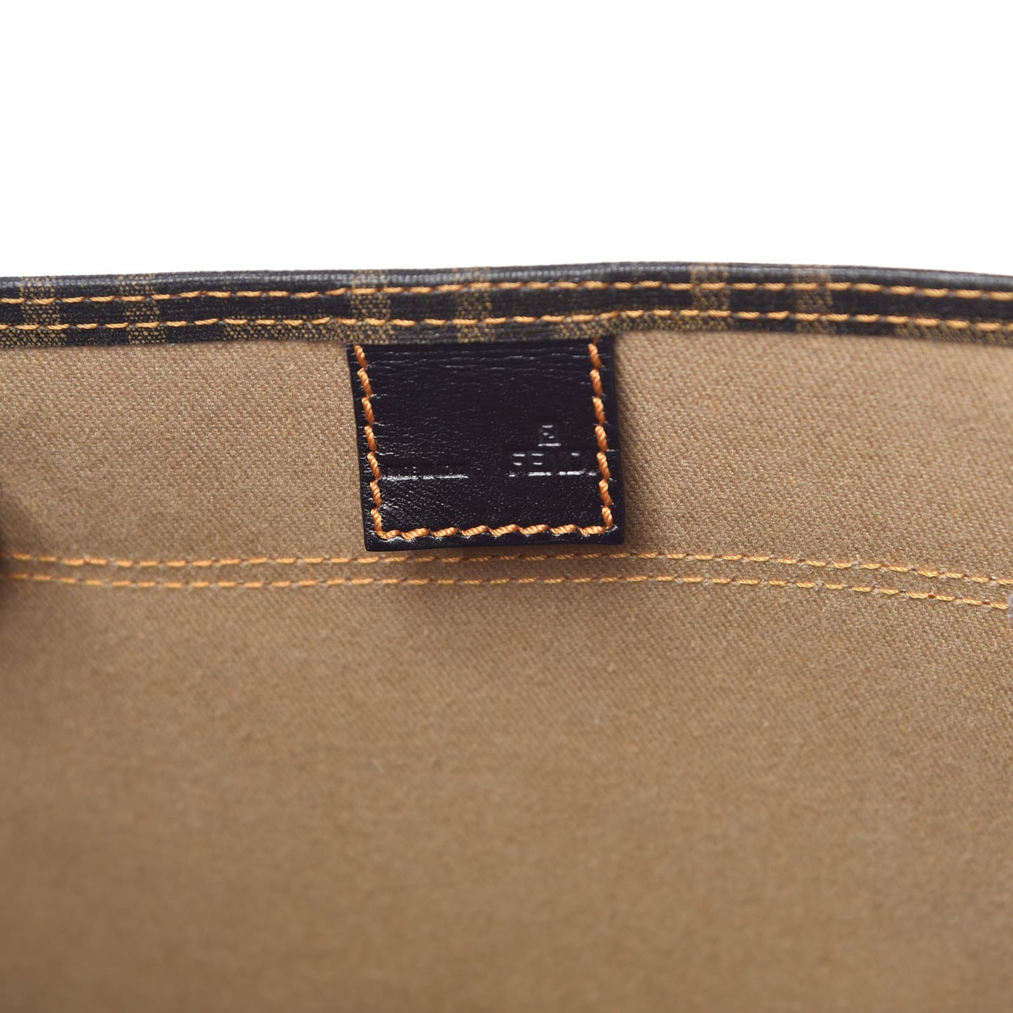 Metallic Calfskin Zucchino Zucca Spalmati Shopping Tote Tobacco