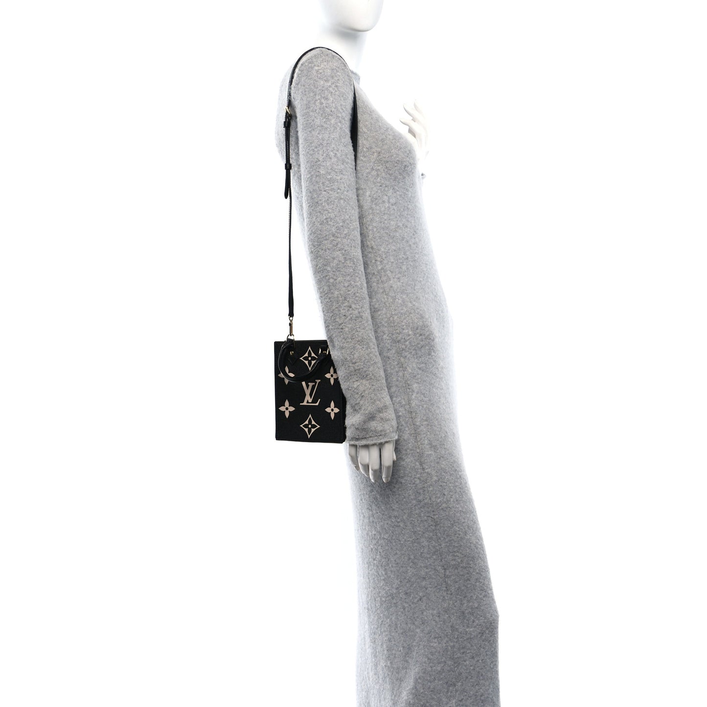 Empreinte Monogram Giant Petit Sac Plat Black Beige