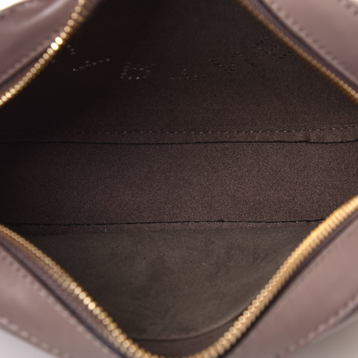 Stella McCartney Eco Alter Nappa Perforated Logo Mini Bag Dark Taupe 4 of 11