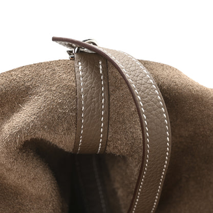 Hermes Taurillon Clemence Picotin Lock 18 PM Etoupe 7 of 13