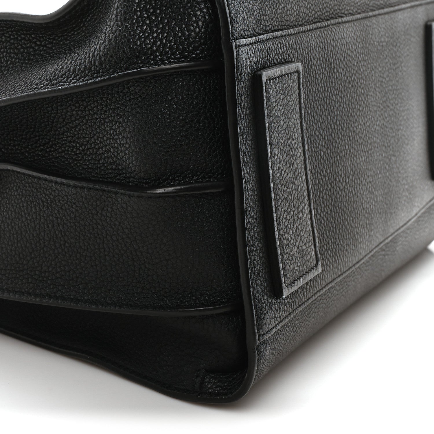 Saint Laurent Grained Calfskin Small Supple Sac De Jour  Black 8 of 9