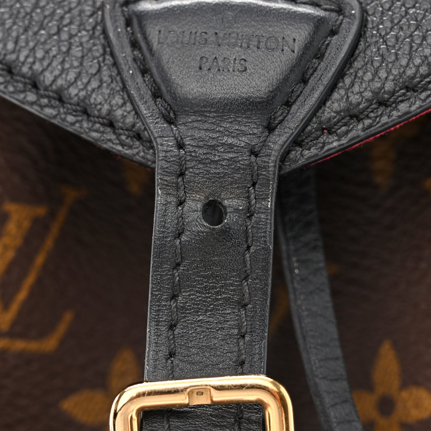 Monogram BB Montsouris NM Backpack Black