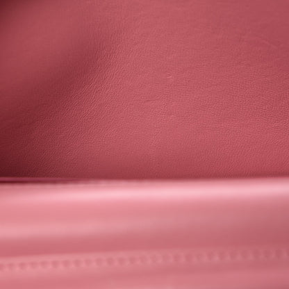 Chanel Lambskin Camellia Embossed Wallet On Chain WOC Pink 9 of 13