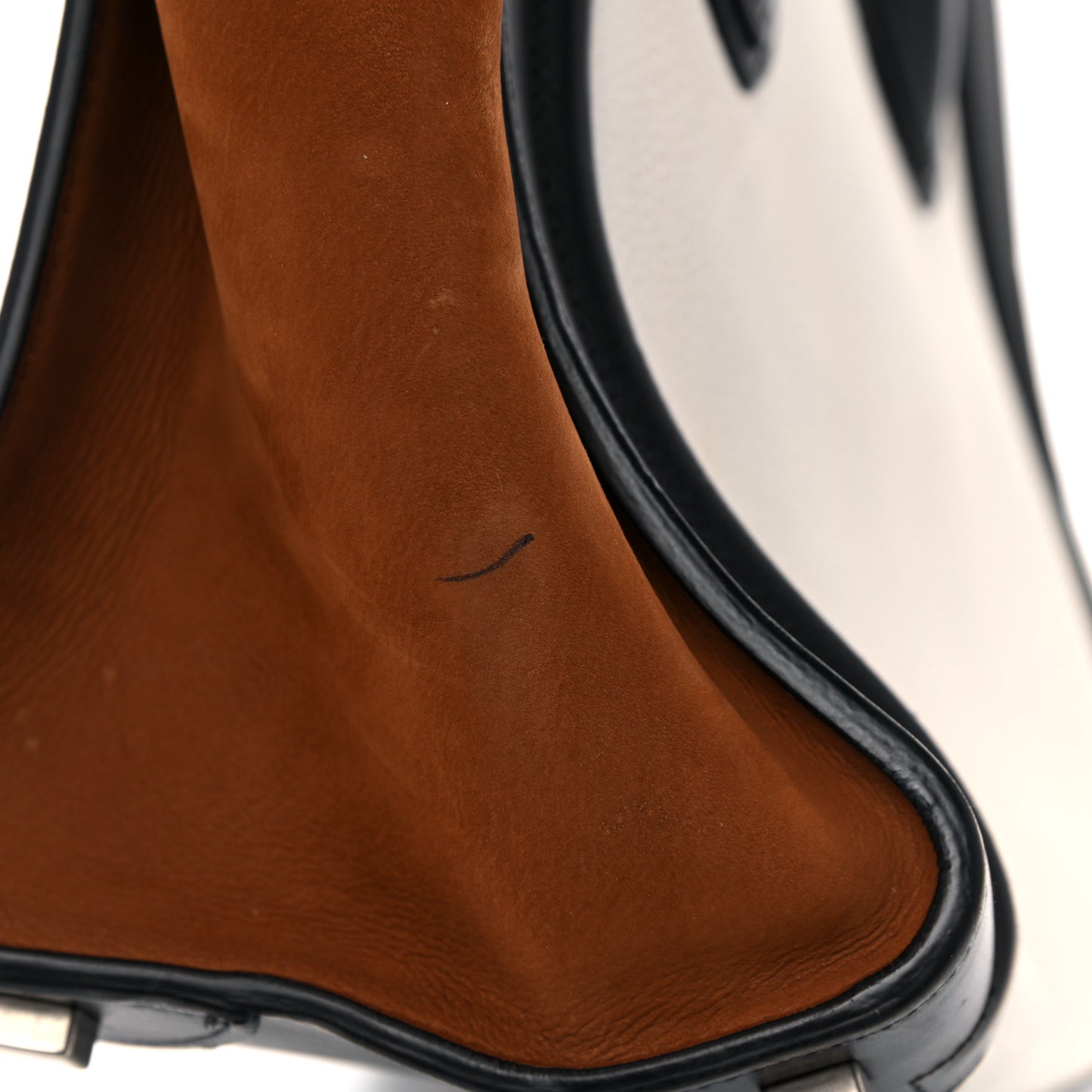 Baby Grained Calfskin Nubuck Tri-Color Micro Luggage Iceberg