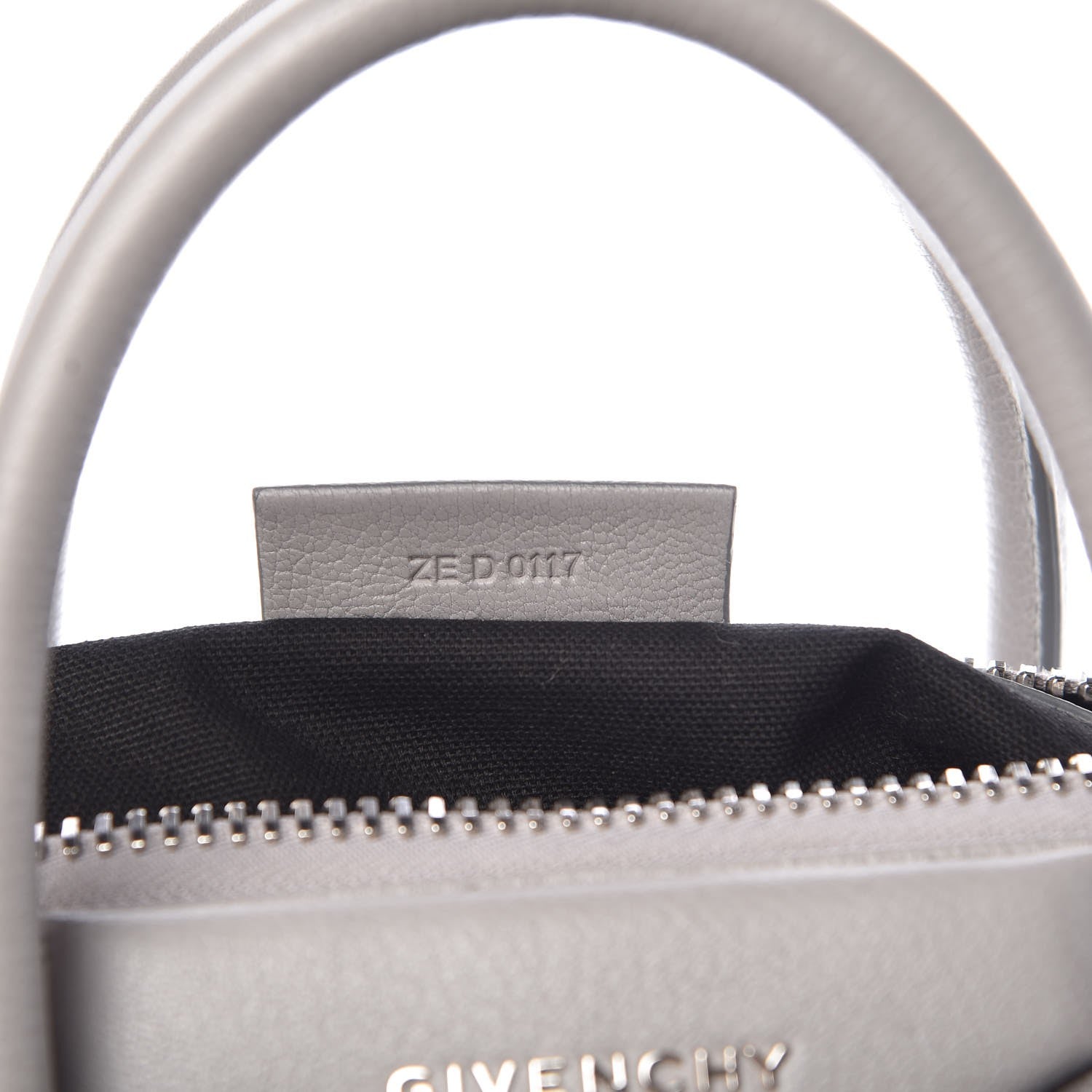 Givenchy Sugar Goatskin Small Antigona Pearl Grey 7 of 12