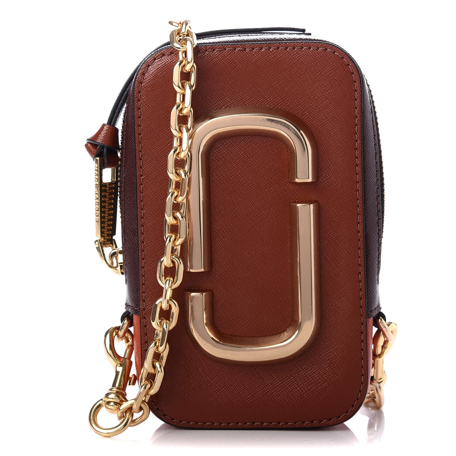 Marc Jacobs Saffiano The Hot Shot Crossbody Brick Multicolor 1 of 9