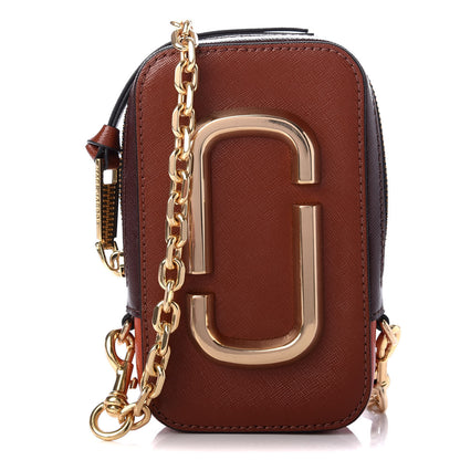 Marc Jacobs Saffiano The Hot Shot Crossbody Brick Multicolor 1 of 9