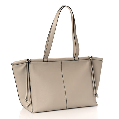 Loewe Soft Grained Calfskin Medium Cushion Tote Light Oat 2 of 8