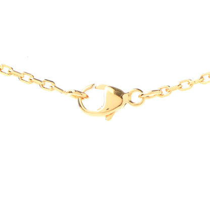 Hermes Lacquered Gold Mini Pop H Pendant Necklace Rose Dragee 5 of 7