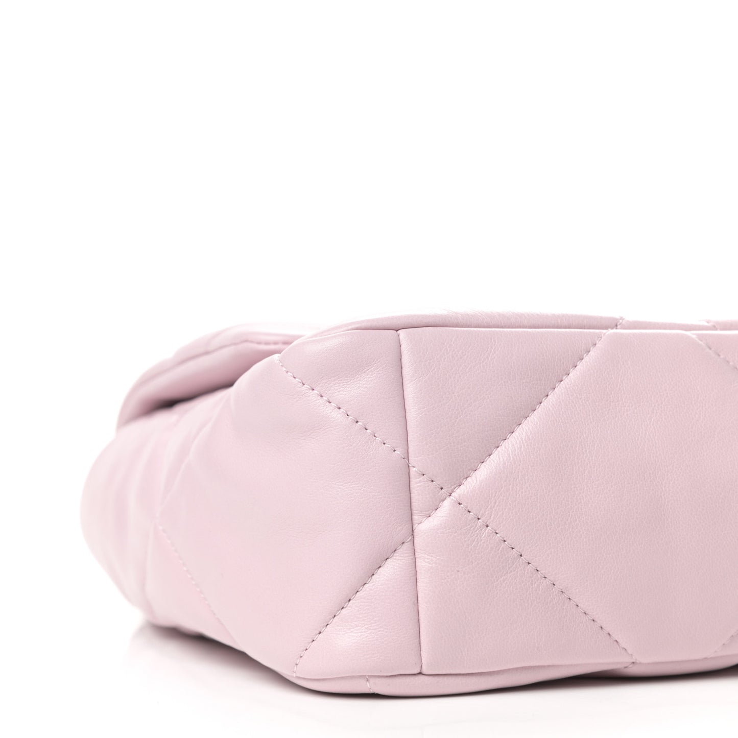 Lambskin Quilted Large Chanel 19 Flap Light Pink