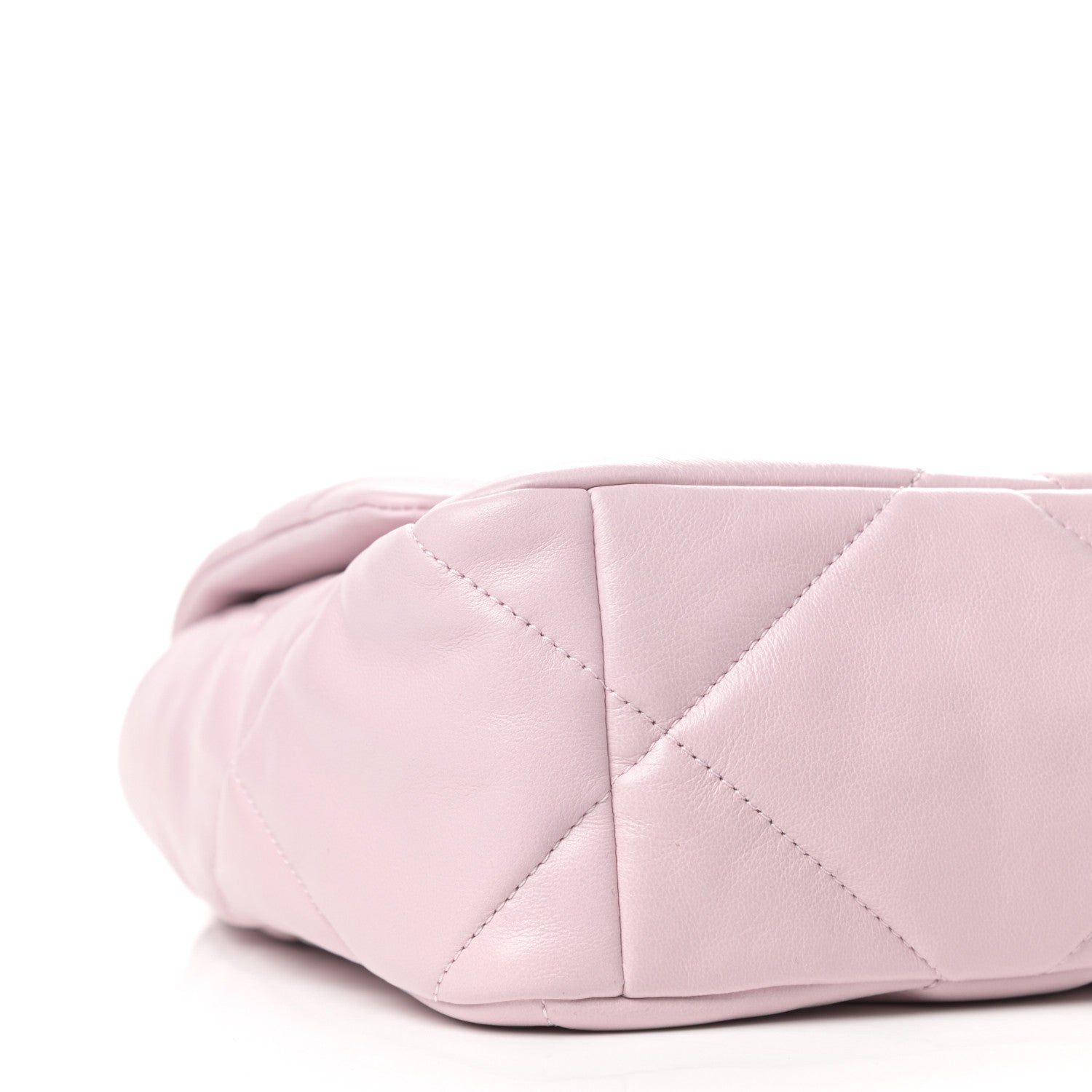 Chanel Lambskin Quilted Large Chanel 19 Flap Light Pink 8 of 10