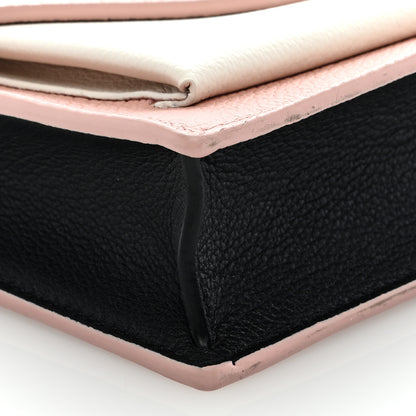 Louis Vuitton Calfskin My Lockme Chain Pochette Rose Ballet White 7 of 8