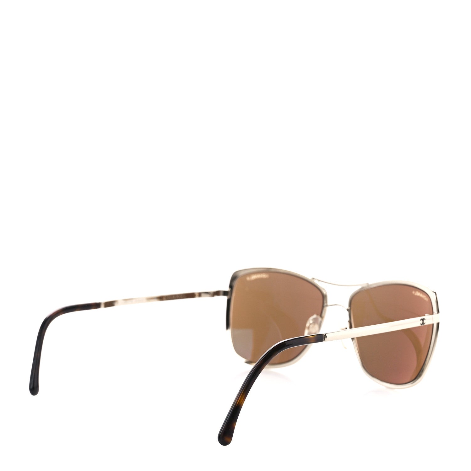 Chanel Metal Pilot Summer Sunglasses 4224 Gold 4 of 8