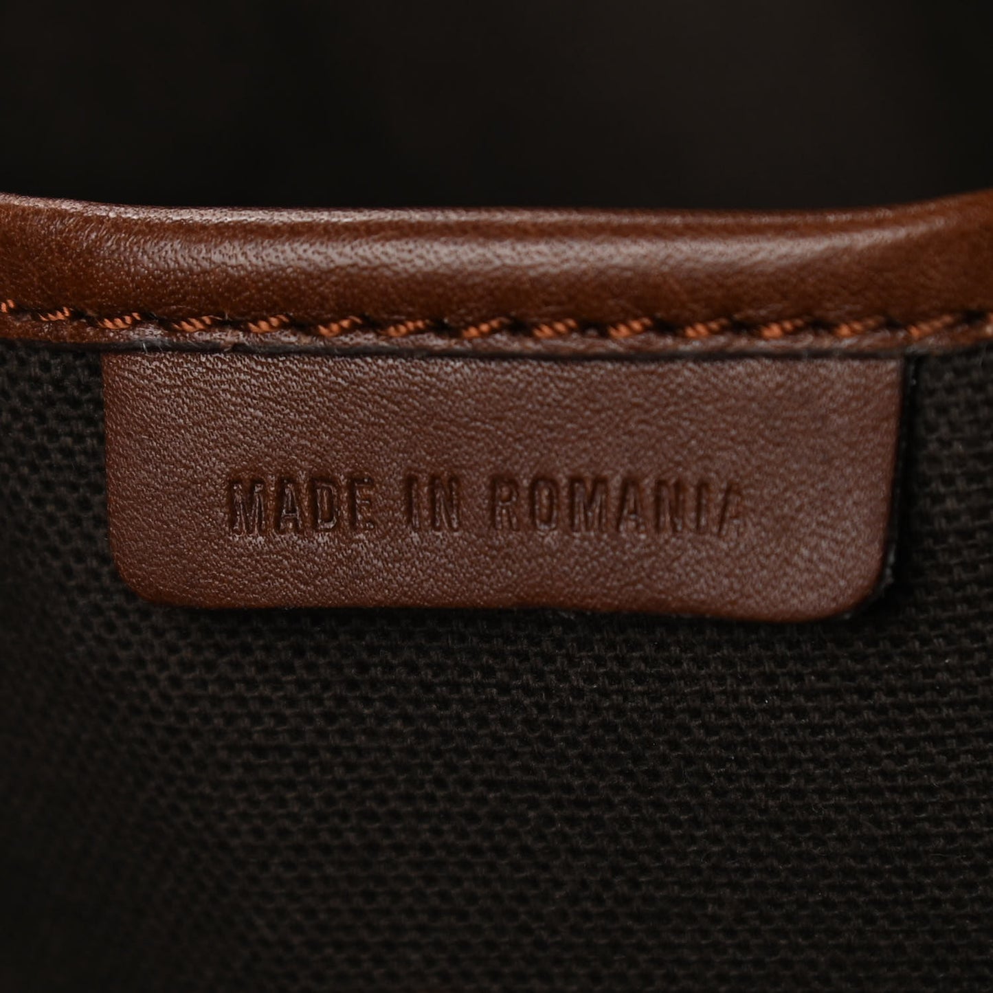 Nylon Tie Dye Medium Marple Tote Dark Tan