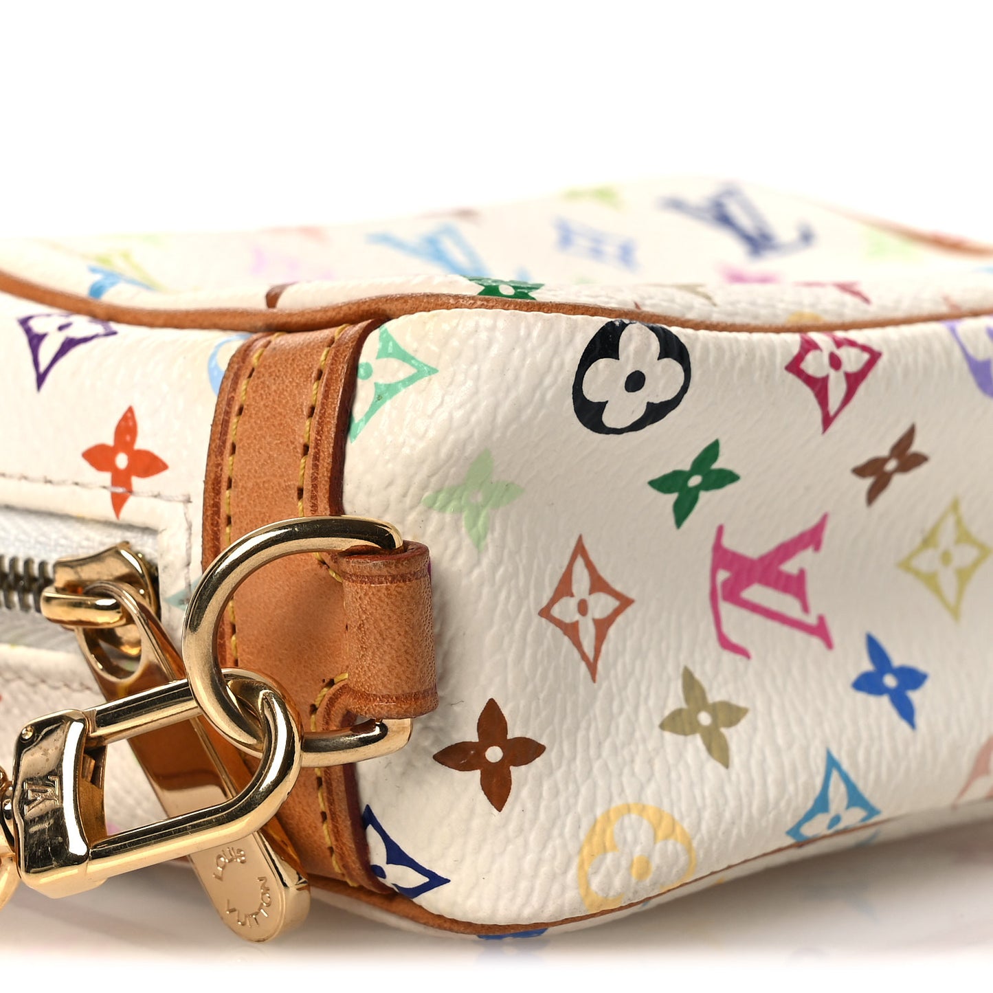 Monogram Multicolor Trousse Wapity White