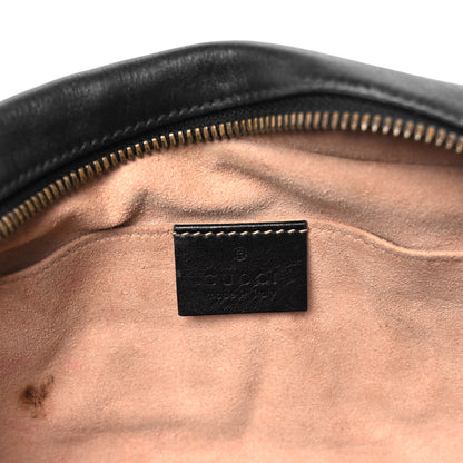 Gucci Calfskin Matelasse Small GG Marmont Chain Shoulder Bag Black 6 of 13