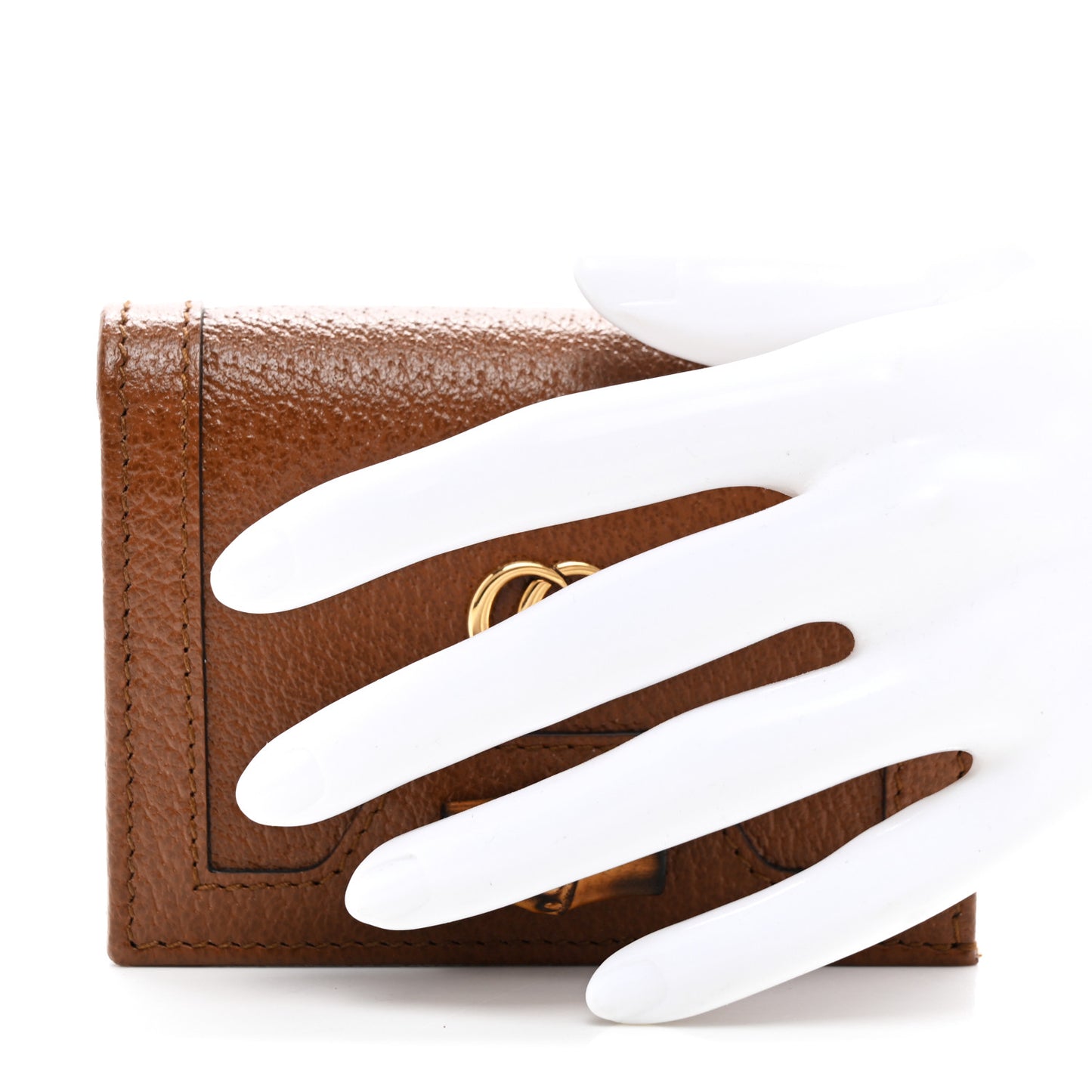 Wonka Grain Calfskin Diana Card Case Wallet Cuir