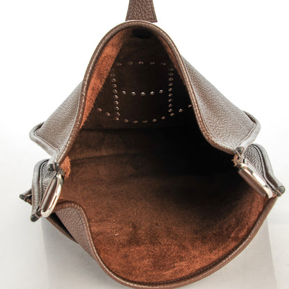 Hermes Taurillon Clemence Evelyne III PM Cafe 5 of 9