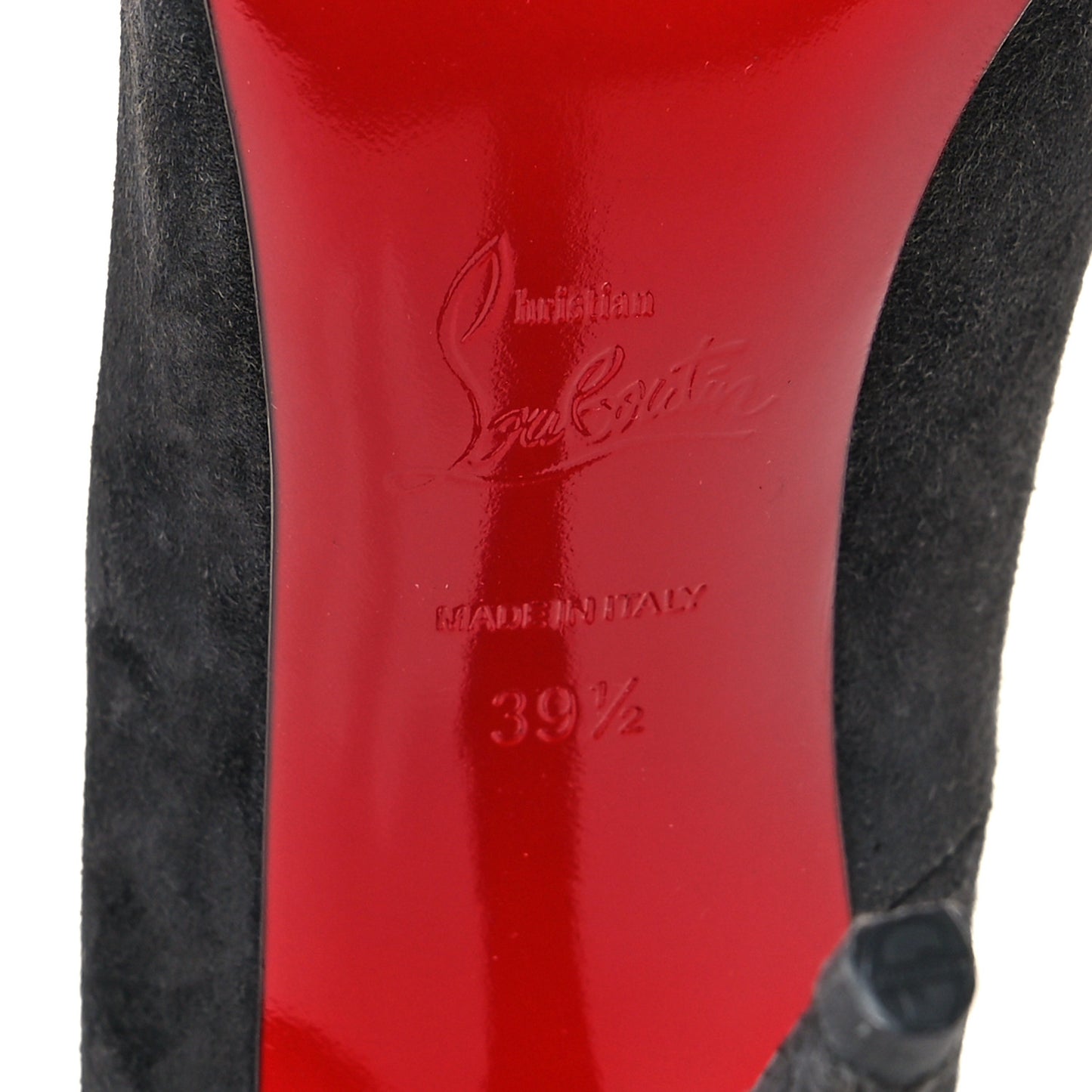 Veau Velours So Kate 120 Pumps 39.5 Carbon