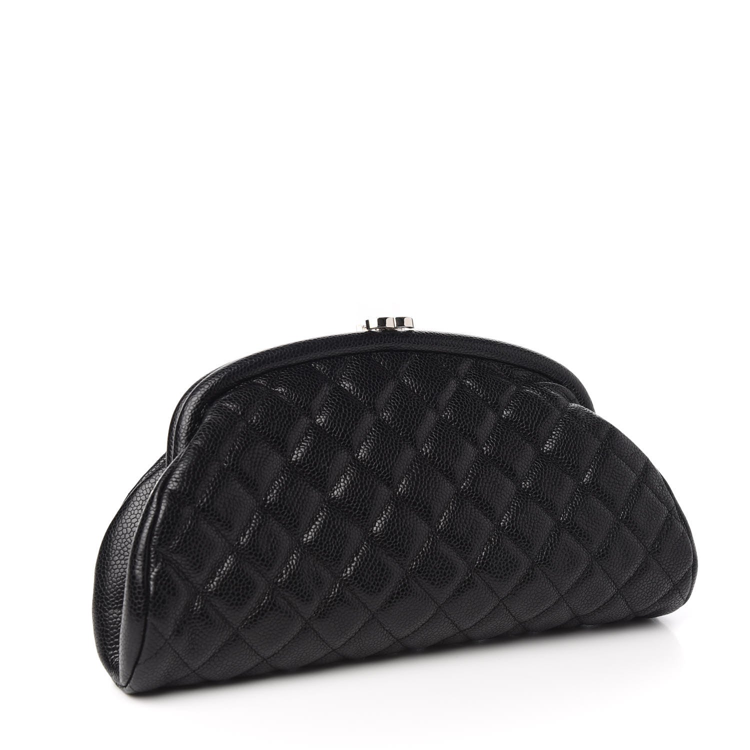 Chanel Caviar Quilted Timeless Clutch Black 2 of 9