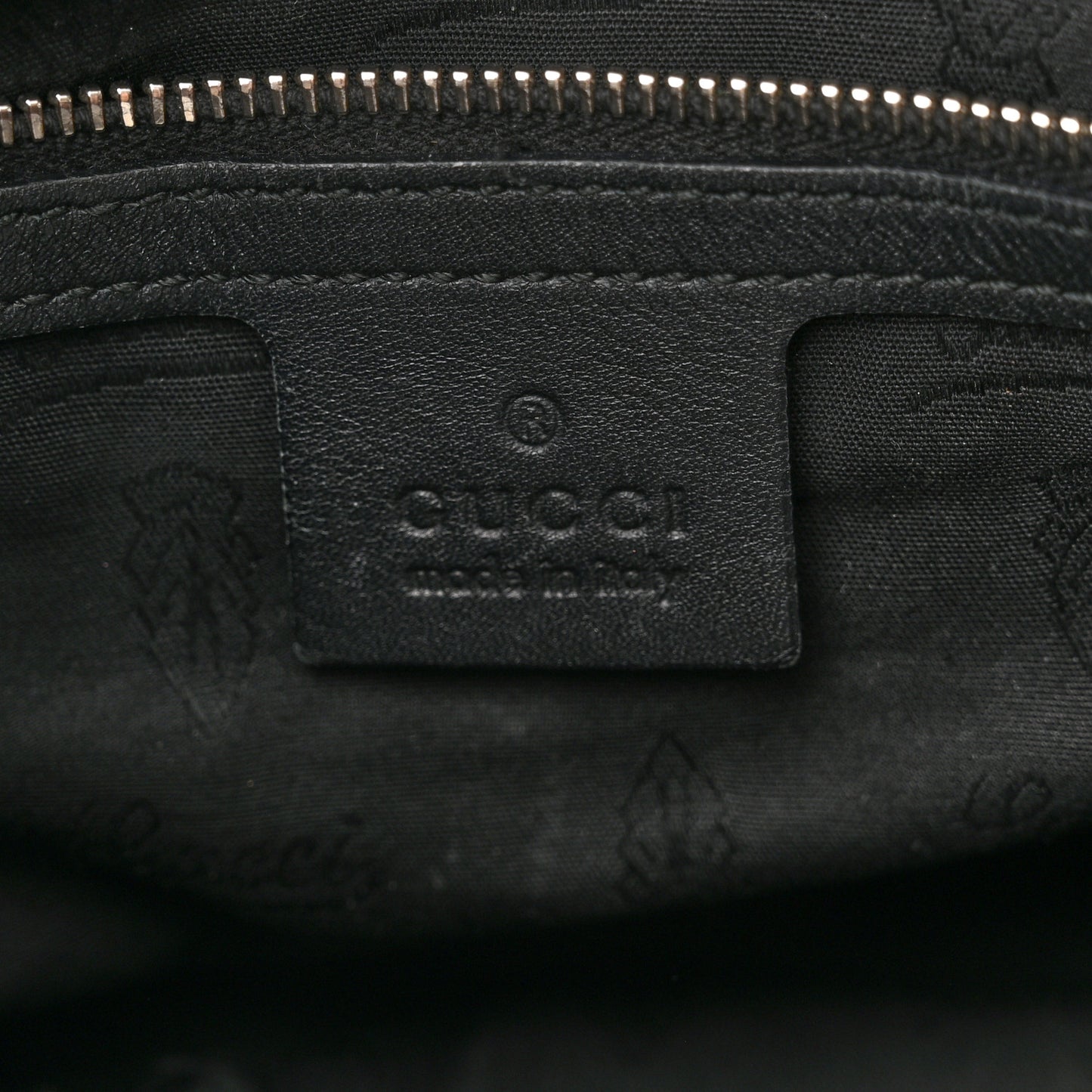 Guccissima Large GG Twins Hobo Black