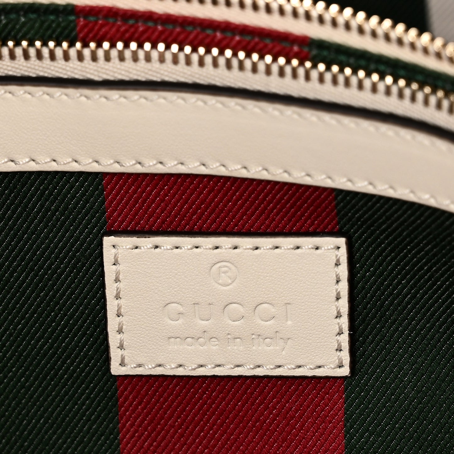 GG Supreme Monogram Emblem Large Tote Bag  Mystic White Oatmeal