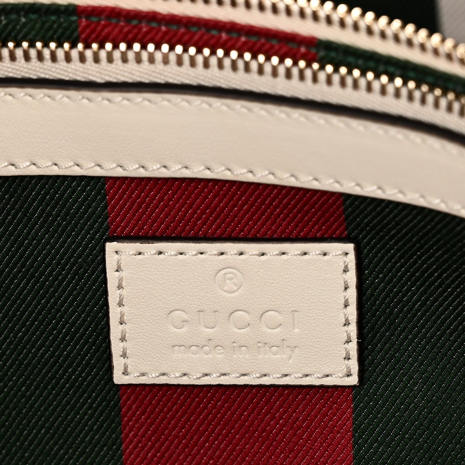 Gucci GG Supreme Monogram Emblem Large Tote Bag  Mystic White Oatmeal 6 of 11