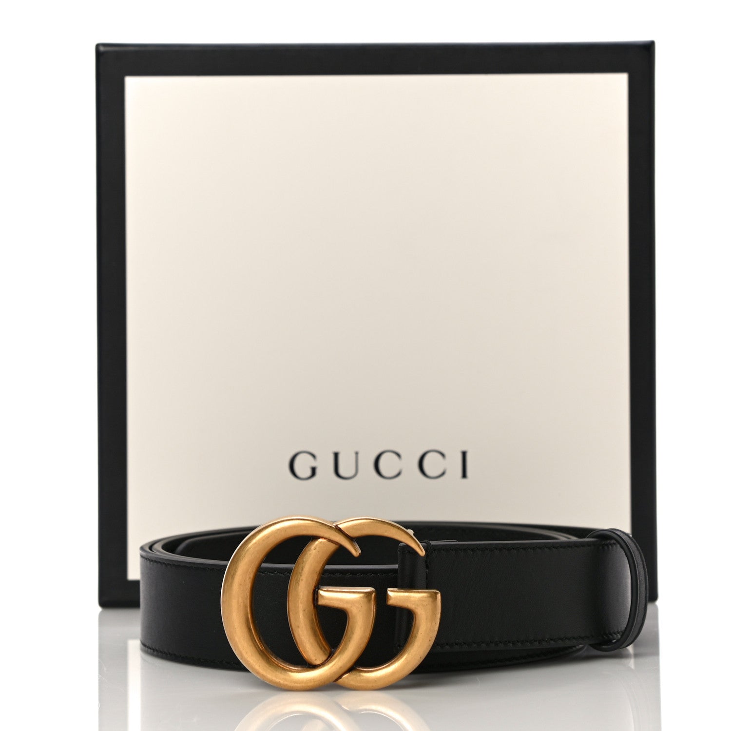 Gucci Calfskin Double G 30mm Belt 100 40 Black 7 of 7