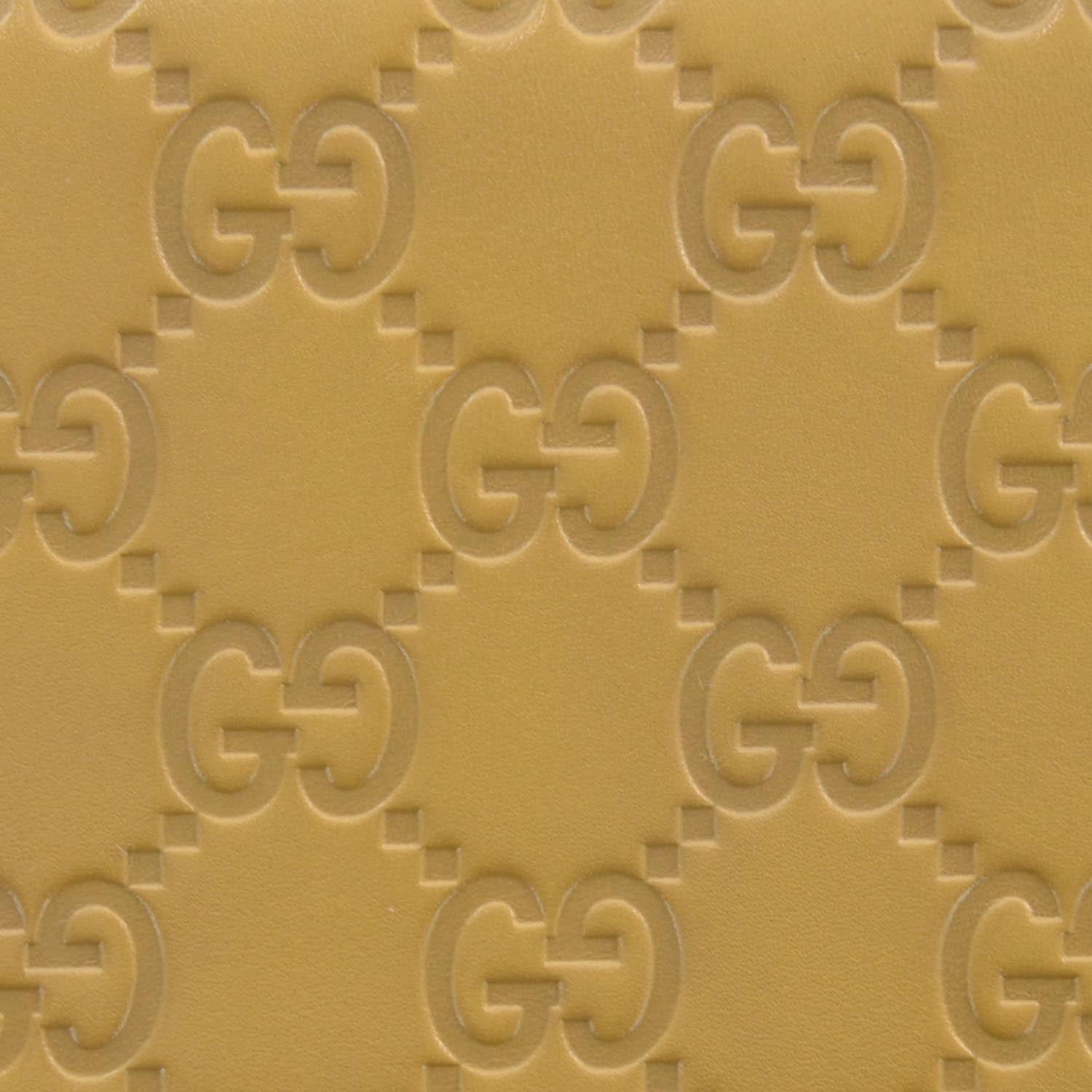 Gucci Guccissima Metal Bar Zip Around Wallet Tan 9 of 9