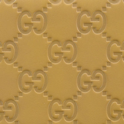 Gucci Guccissima Metal Bar Zip Around Wallet Tan 9 of 9