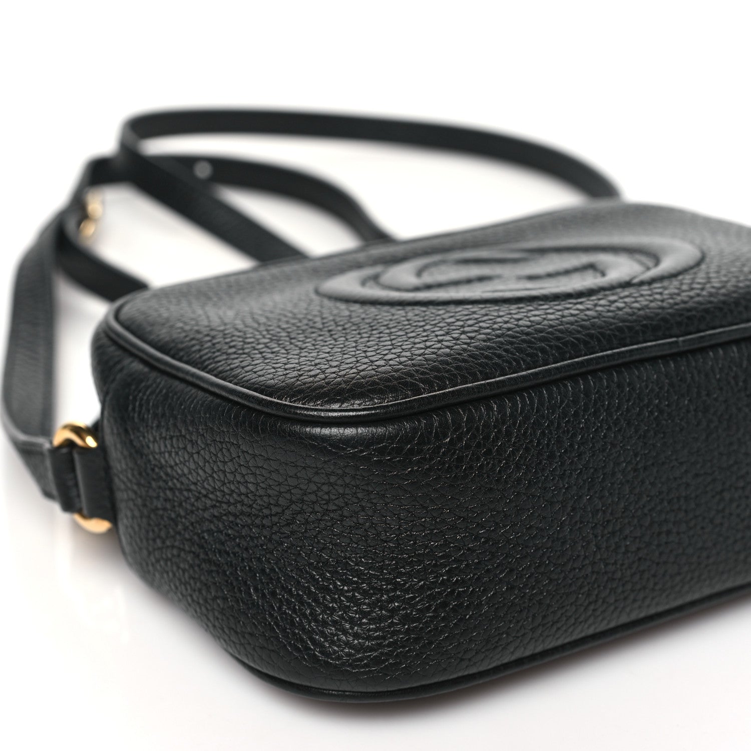 Gucci Pebbled Calfskin Mini Soho Disco Bag Black 9 of 10