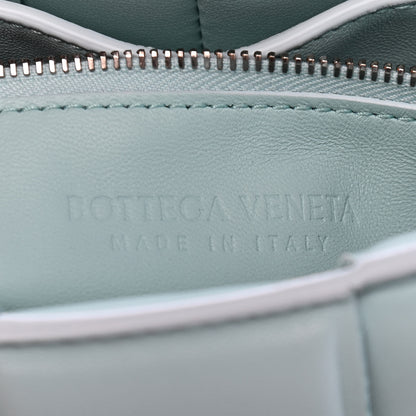 Bottega Veneta Lambskin Maxi Intreccio Padded Chain Cassette Crossbody Bag Spearmint 6 of 8