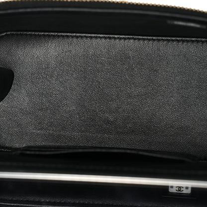 Chanel Caviar Quilted Sweetheart Vanity Case Black 5 of 12