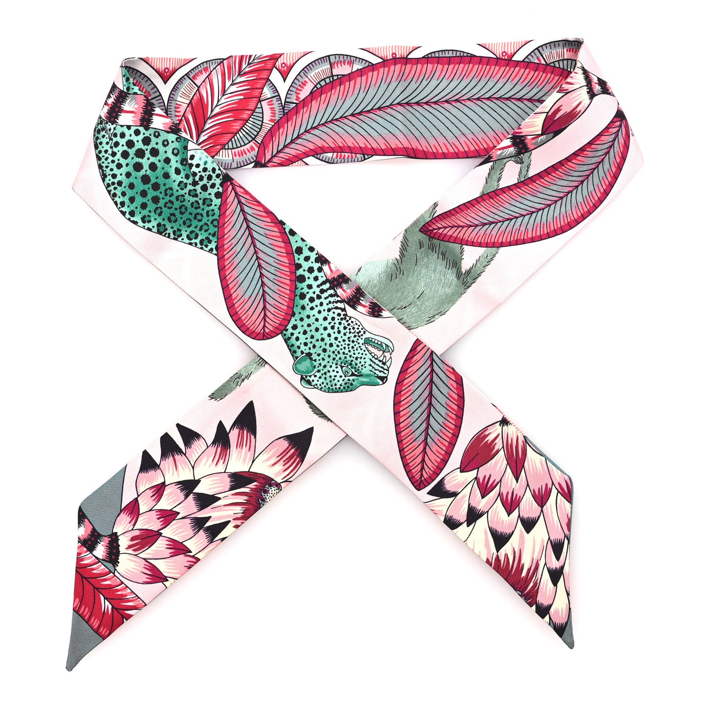 Silk The Savana Dance Twilly Rose Nacre Vert Framboise