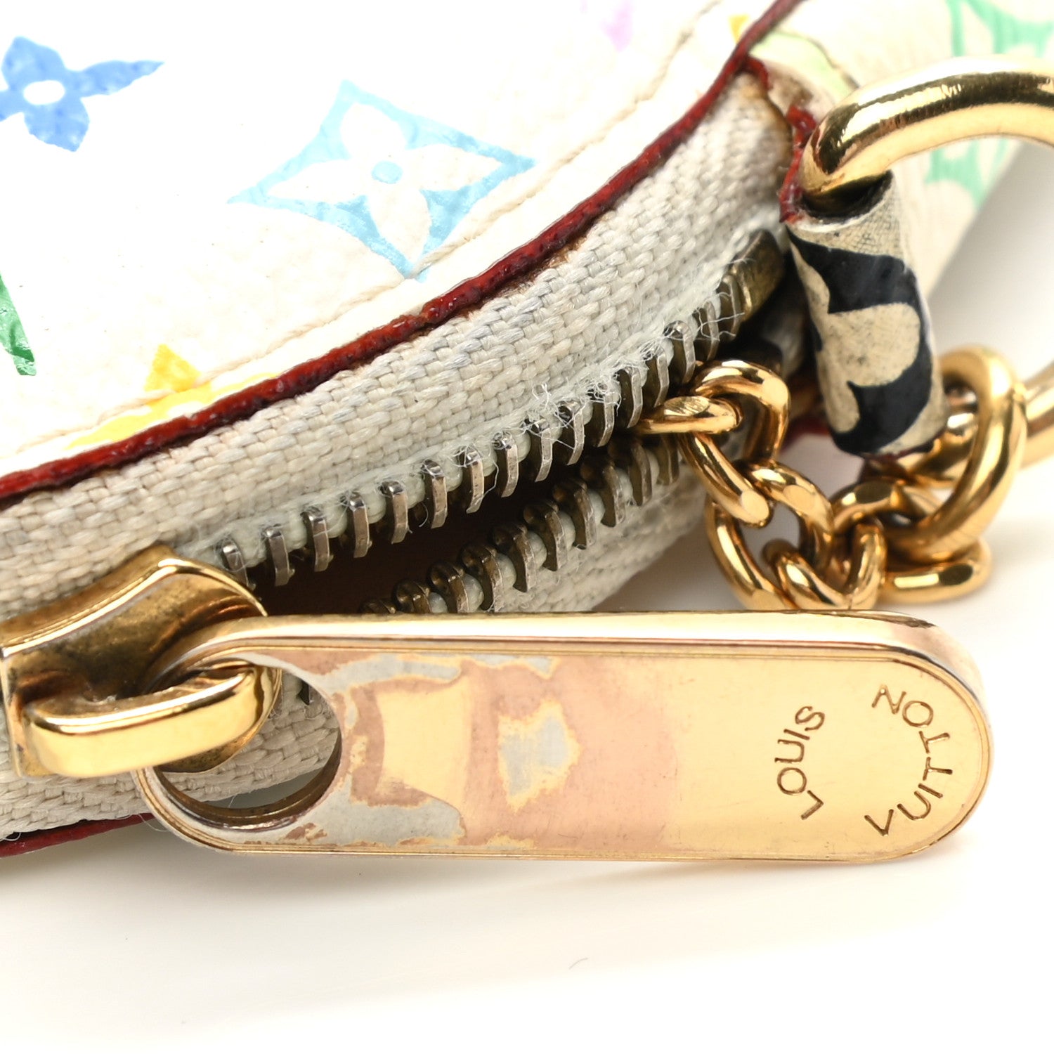 Louis Vuitton Monogram Multicolor Coeur Heart Coin Purse White 11 of 13