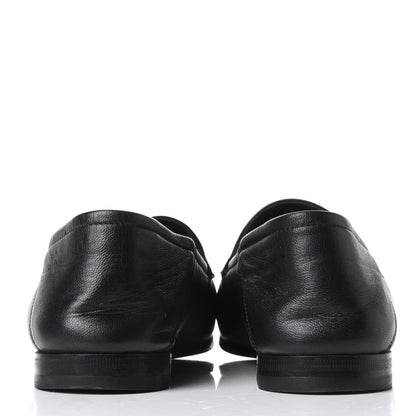 Gucci Lambskin Womens Brixton Horsebit Loafers 36 Black 6 of 10