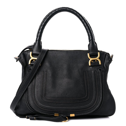 Chloe Calfskin Medium Marcie Satchel Black 1 of 10