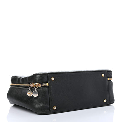 Chanel Caviar CC Vanity Cosmetic Case Black 3 of 4