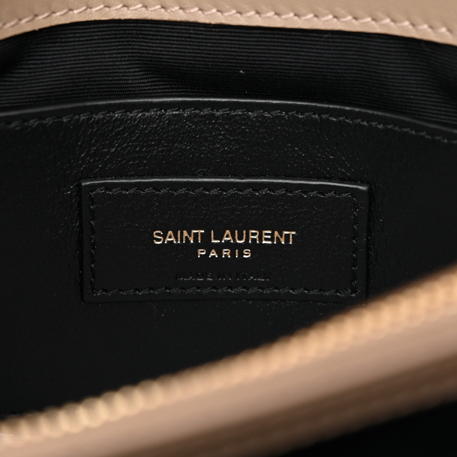 Saint Laurent Suede Matelasse Chevron Monogram Medium College Bag Matte Gold 6 of 10