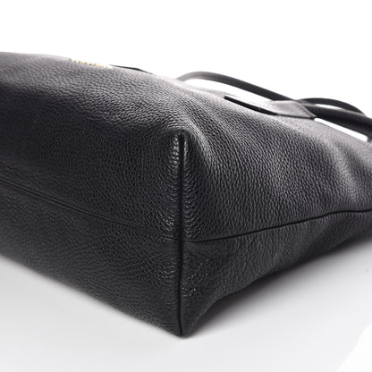 Burberry London Grainy Calfskin Medium Baynard Tote Black 11 of 11