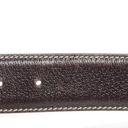 Gucci Monogram Crystal Flower GG Belt Brown 7 of 7