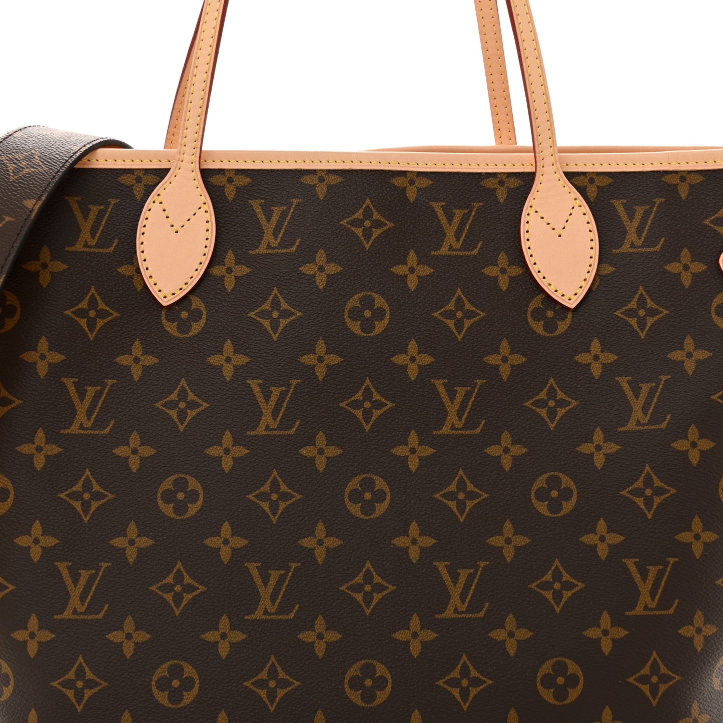 Monogram Inside Out Neverfull Bandouliere MM Jaune Safran