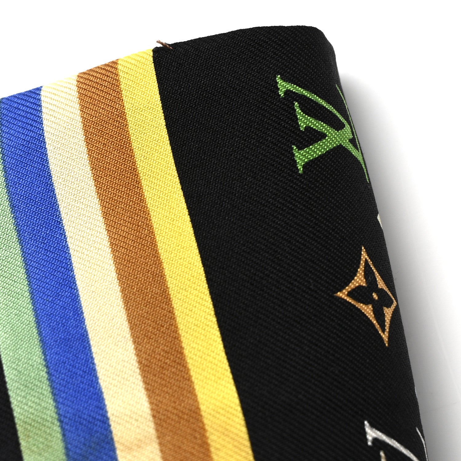 Louis Vuitton LV X TM Silk Monogram Multicolor Bandeau Black 4 of 4