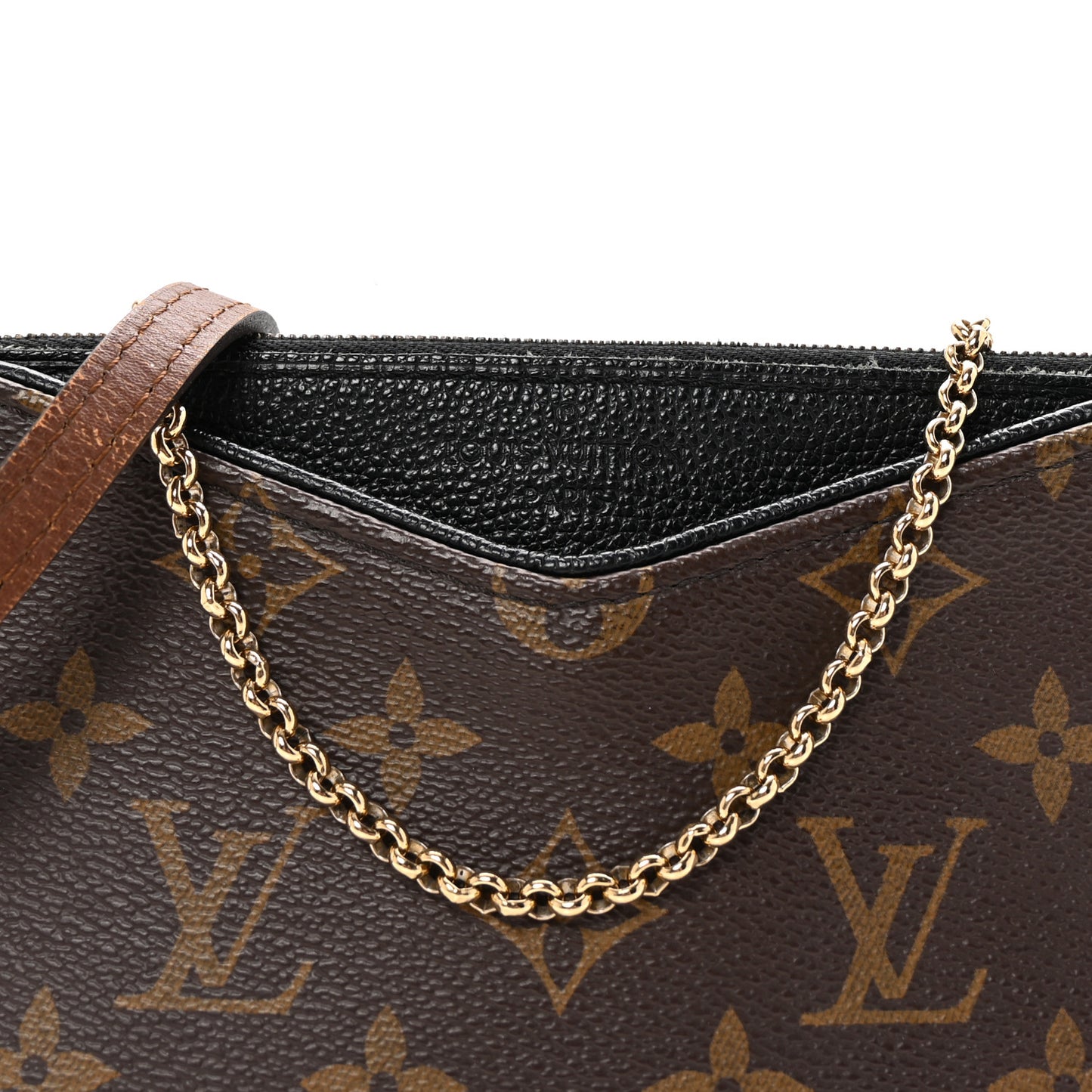 Monogram Pallas Clutch Black